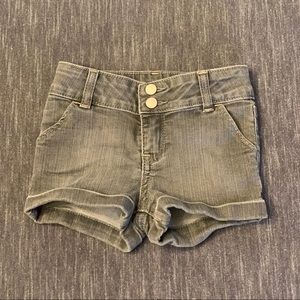 Grey denim a toddler shorts with stretch from Gap great condition